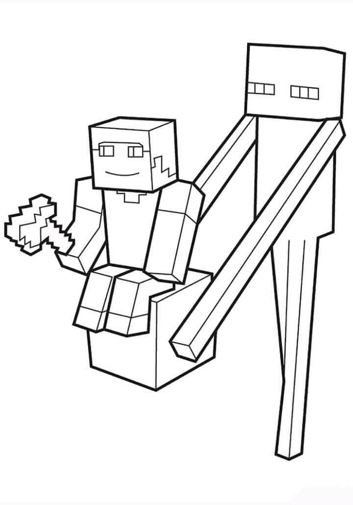 Free printable Minecraft coloring page #171182 from Video Games collection Free printable Minecraft coloring page #171182 from Video Games collection