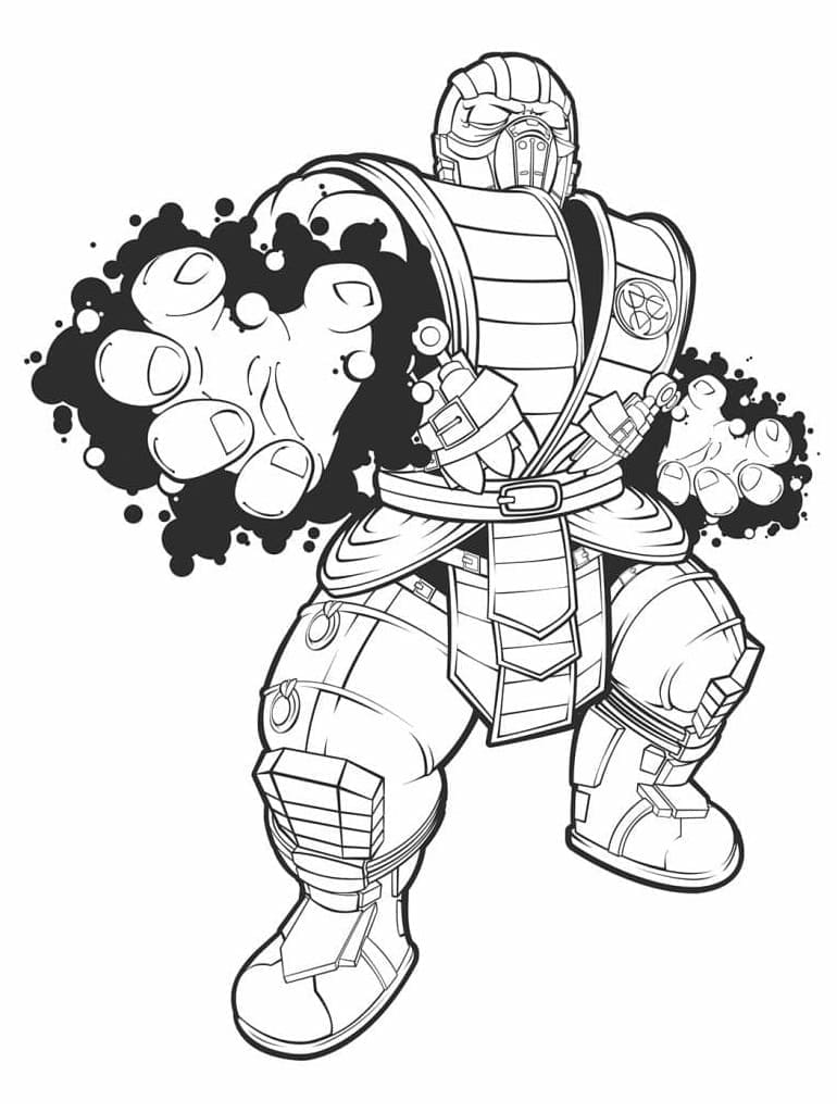 Free printable Mortal Kombat coloring page #207847 from Video Games collection Free printable Mortal Kombat coloring page #207847 from Video Games collection