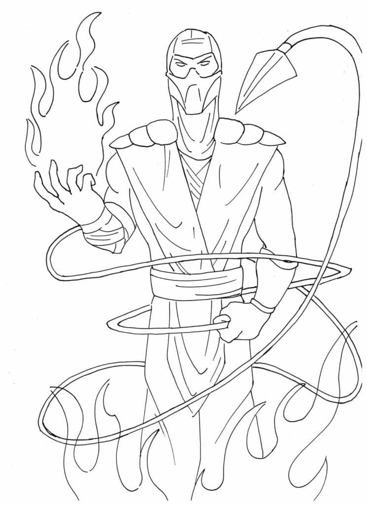 Free printable Mortal Kombat coloring page #207854 from Video Games collection Free printable Mortal Kombat coloring page #207854 from Video Games collection
