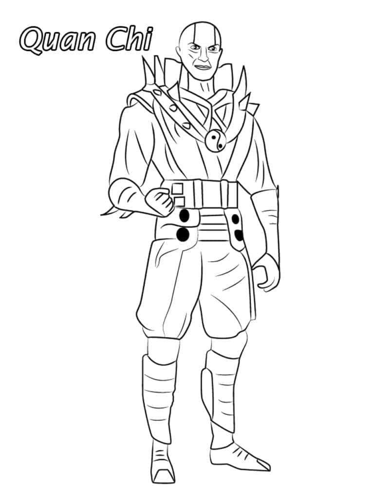 Free printable Mortal Kombat coloring page #207882 from Video Games collection