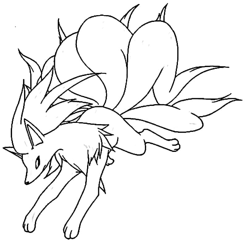 Free printable Ninetales coloring page #181827 from Video Games collection Free printable Ninetales coloring page #181827 from Video Games collection