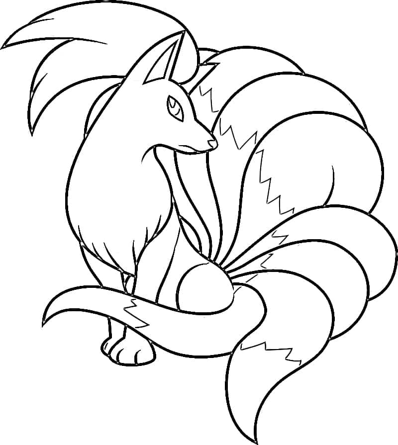 Free printable Ninetales coloring page #181828 from Video Games collection Free printable Ninetales coloring page #181828 from Video Games collection