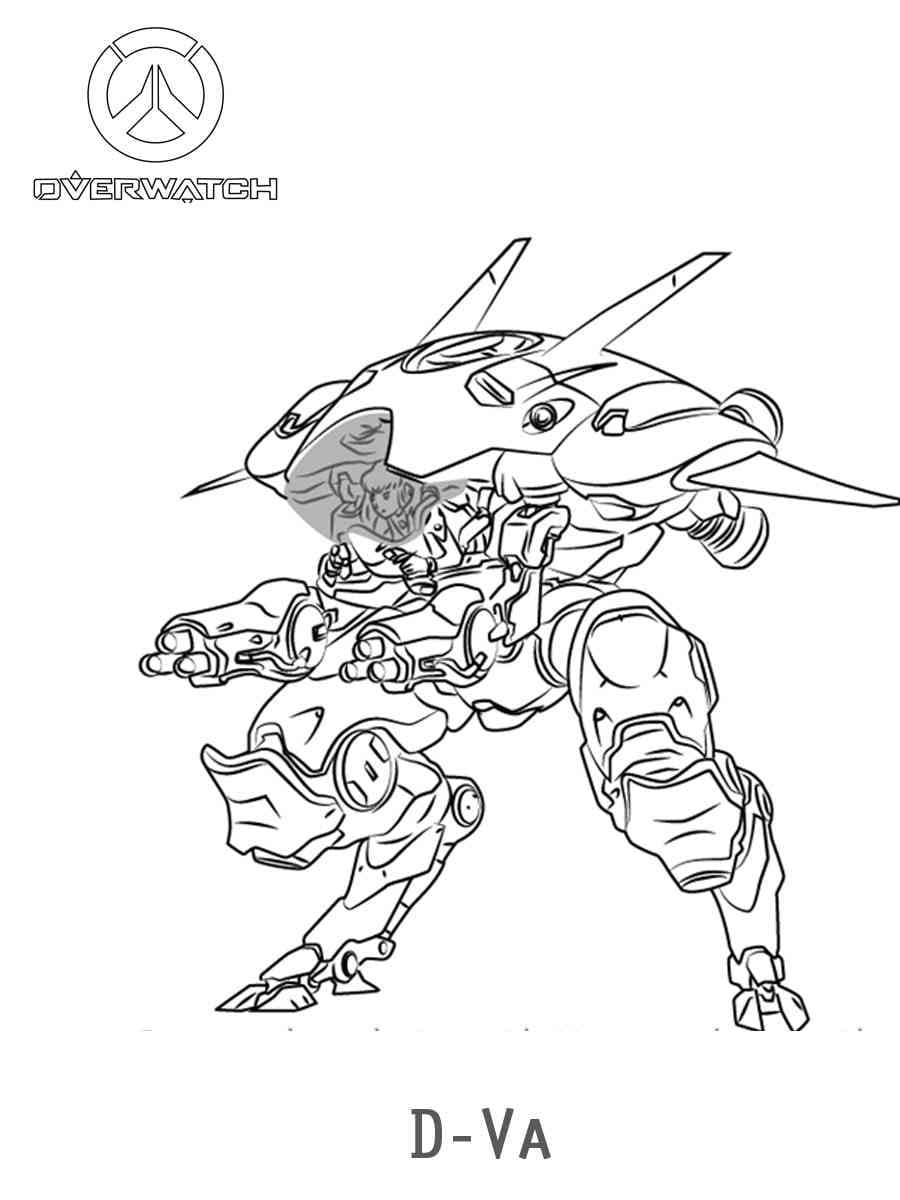 Free printable Overwatch coloring page #197101 from Video Games collection Free printable Overwatch coloring page #197101 from Video Games collection