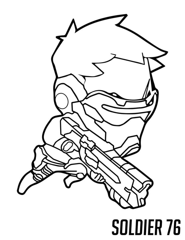 Free printable Overwatch coloring page #197107 from Video Games collection
