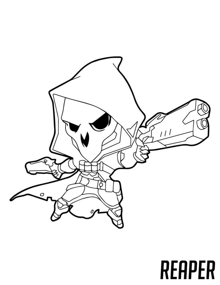 Free printable Overwatch coloring page #197108 from Video Games collection