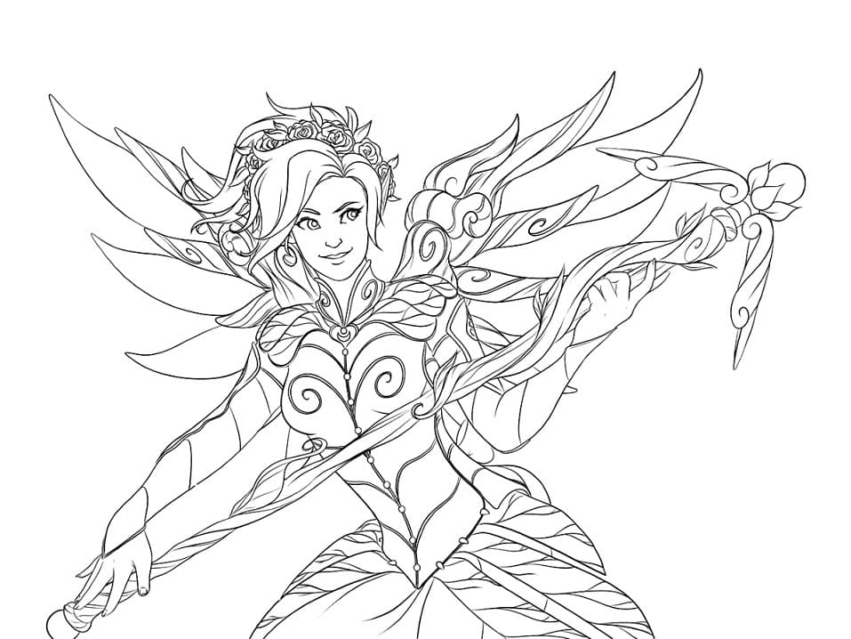Free printable Overwatch coloring page #197110 from Video Games collection