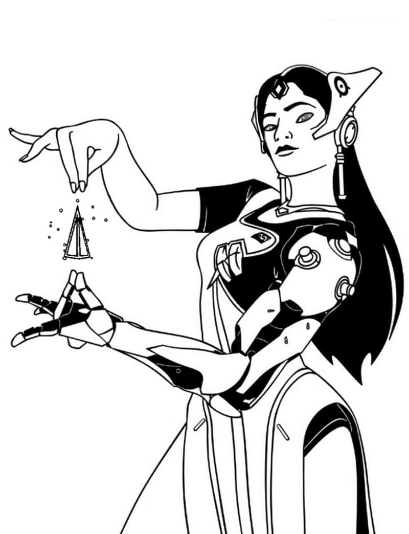 Free printable Overwatch coloring page #197135 from Video Games collection
