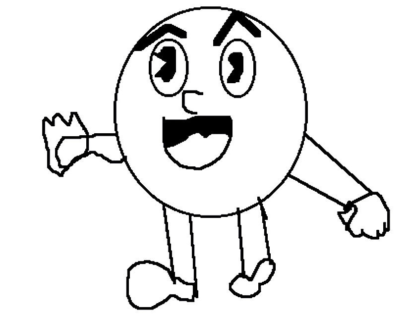 Coloring page: Pac-Man (Video Games) #114184 - Free Printable Coloring Pages