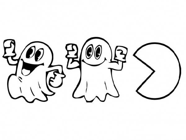 Coloring page: Pac-Man (Video Games) #114201 - Free Printable Coloring Pages