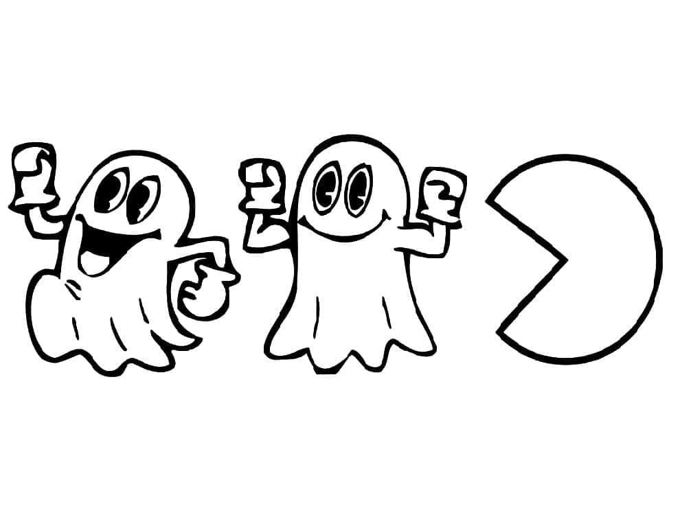 Free printable Pac-Man coloring page #207770 from Video Games collection