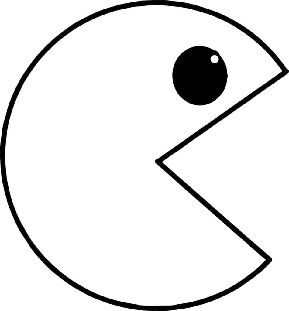 Free printable Pac-Man coloring page #207788 from Video Games collection Free printable Pac-Man coloring page #207788 from Video Games collection