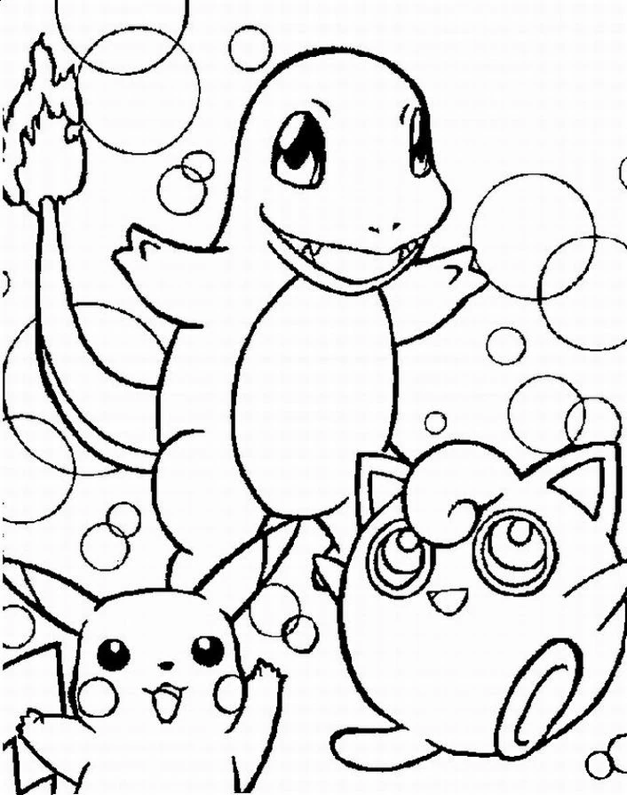 Free printable Pokemon coloring page #24642 from Video Games collection