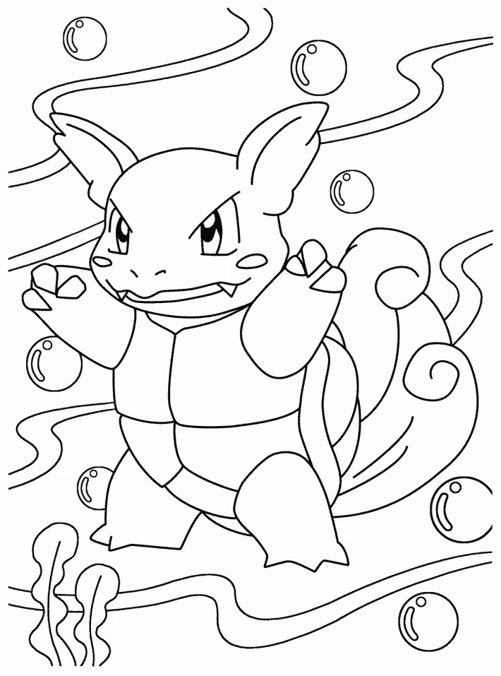 Free printable Pokemon coloring page #24789 from Video Games collection