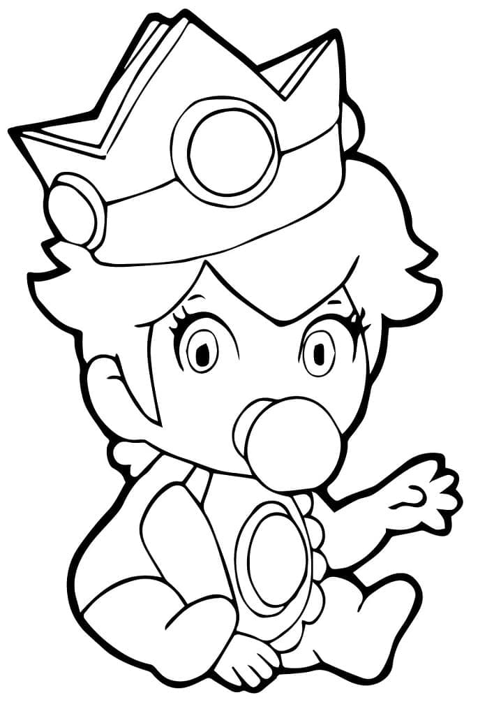 Free printable Princess Peach coloring page #211811 from Video Games collection Free printable Princess Peach coloring page #211811 from Video Games collection