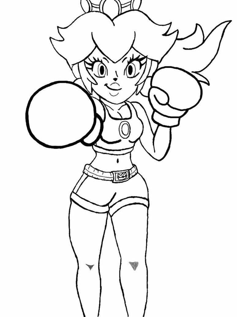 Free printable Princess Peach coloring page #211832 from Video Games collection