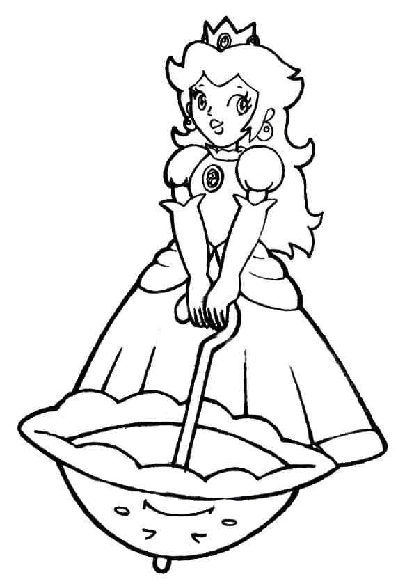 Free printable Princess Peach coloring page #211833 from Video Games collection