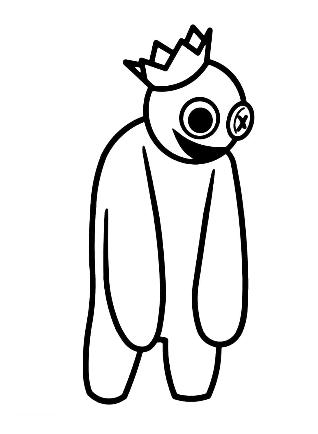 Free printable Rainbow Friends coloring page #201284 from Video Games collection