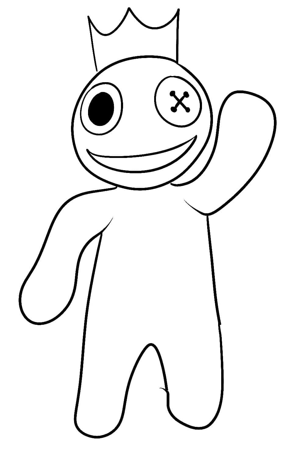 Free printable Rainbow Friends coloring page #201292 from Video Games collection