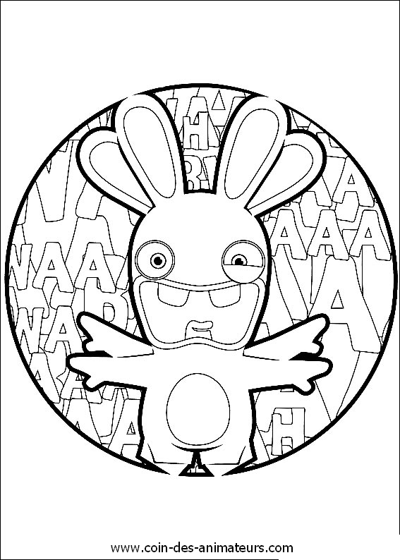 Coloring page: Raving Rabbids (Video Games) #114729 - Free Printable Coloring Pages