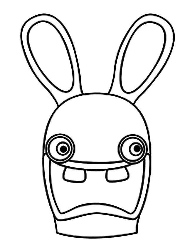 Coloring page: Raving Rabbids (Video Games) #114739 - Free Printable Coloring Pages