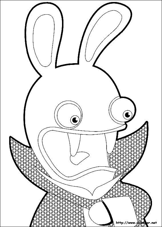 Coloring page: Raving Rabbids (Video Games) #114941 - Printable coloring pages