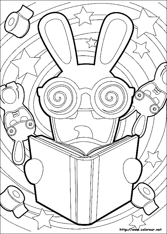 Coloring page: Raving Rabbids (Video Games) #114943 - Free Printable Coloring Pages