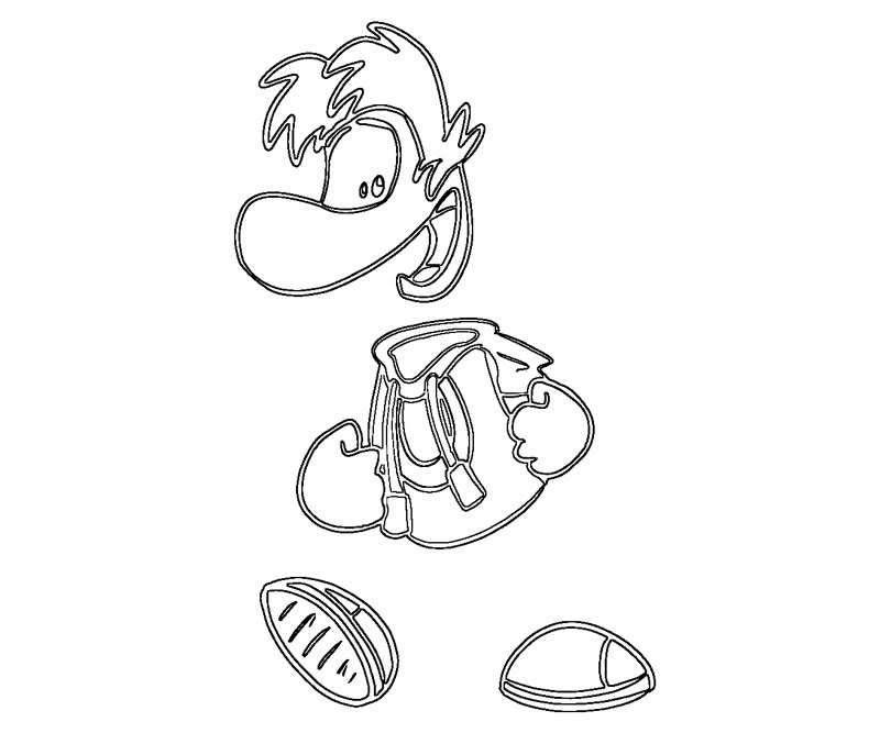 Coloring page: Rayman (Video Games) #114425 - Free Printable Coloring Pages