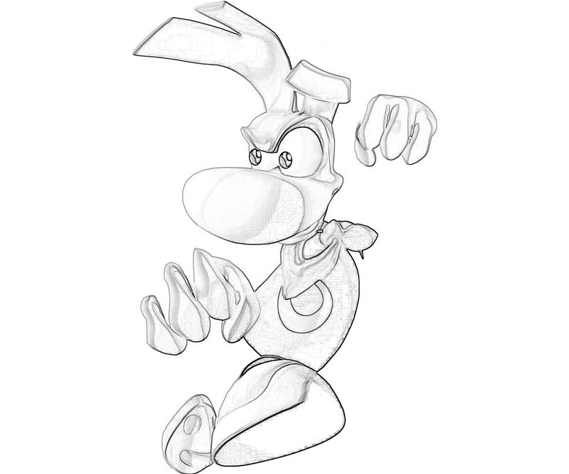 Coloring page: Rayman (Video Games) #114428 - Free Printable Coloring Pages