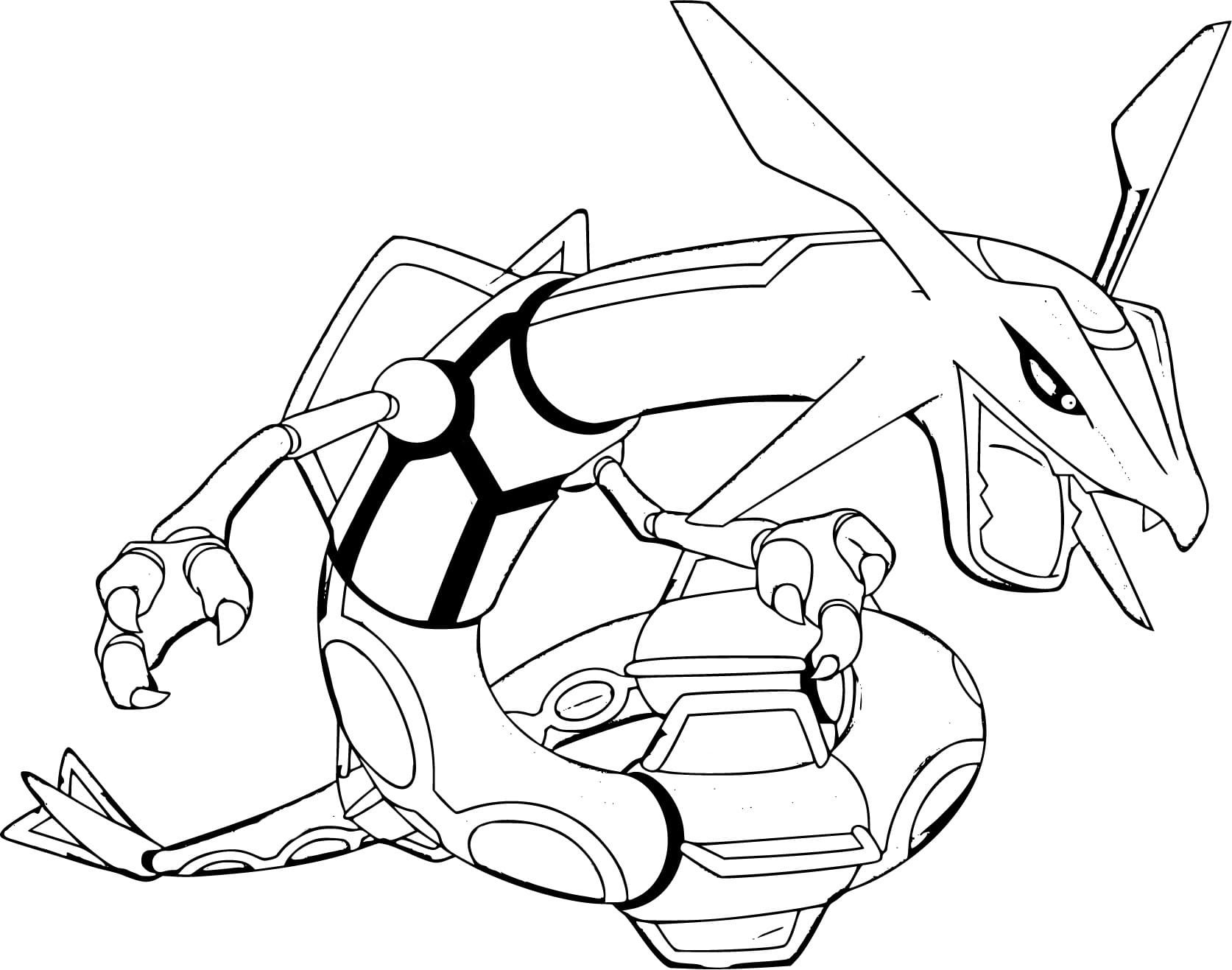 Free printable Rayquaza coloring page #181614 from Video Games collection Free printable Rayquaza coloring page #181614 from Video Games collection