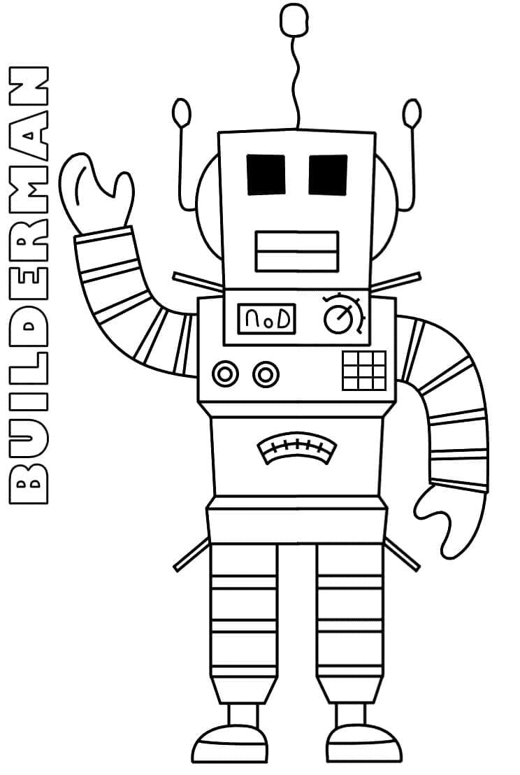 Free printable Roblox coloring page #174405 from Video Games collection