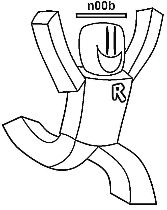 Free printable Roblox coloring page #174413 from Video Games collection