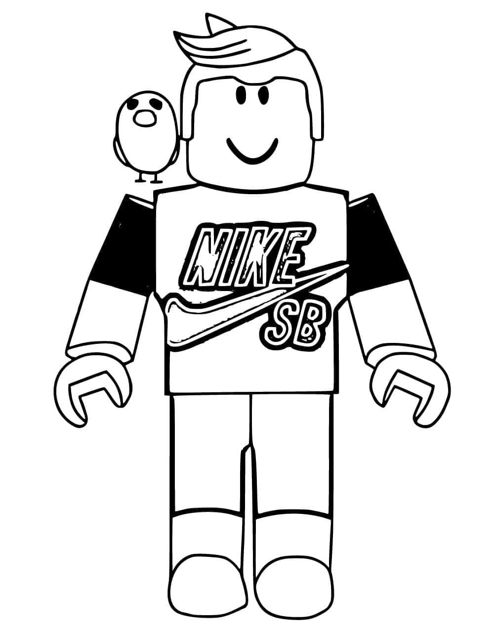 Free printable Roblox coloring page #214724 from Video Games collection Free printable Roblox coloring page #214724 from Video Games collection