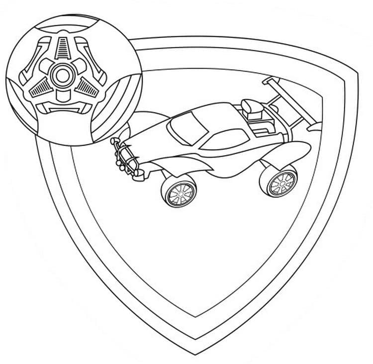Free printable Rocket League coloring page #202078 from Video Games collection