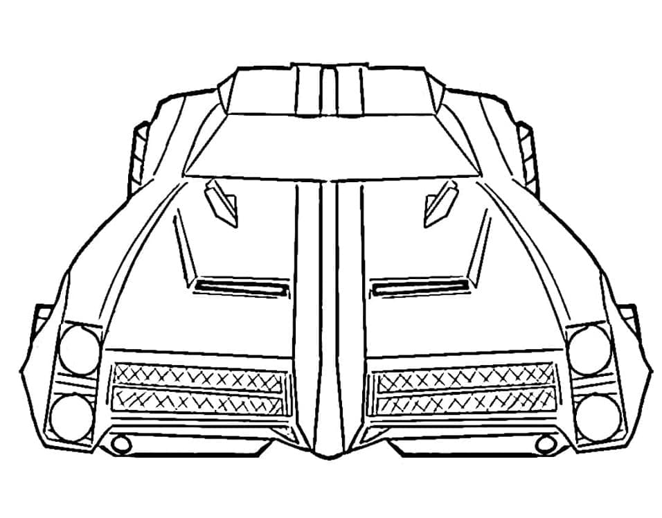 Free printable Rocket League coloring page #202080 from Video Games collection