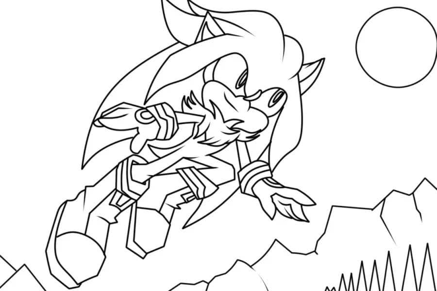 Free printable Silver Sonic coloring page #221540 from Video Games collection Free printable Silver Sonic coloring page #221540 from Video Games collection