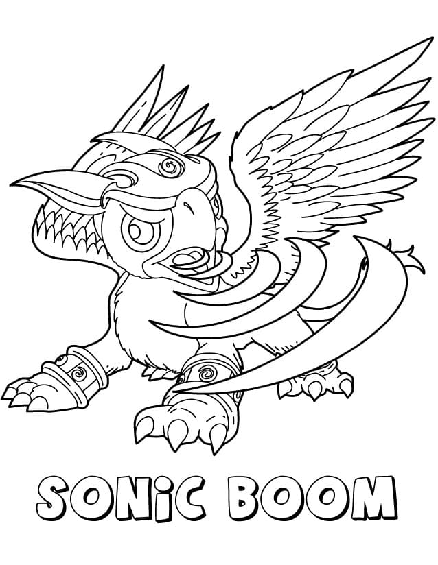 Free printable Skylanders coloring page #195277 from Video Games collection