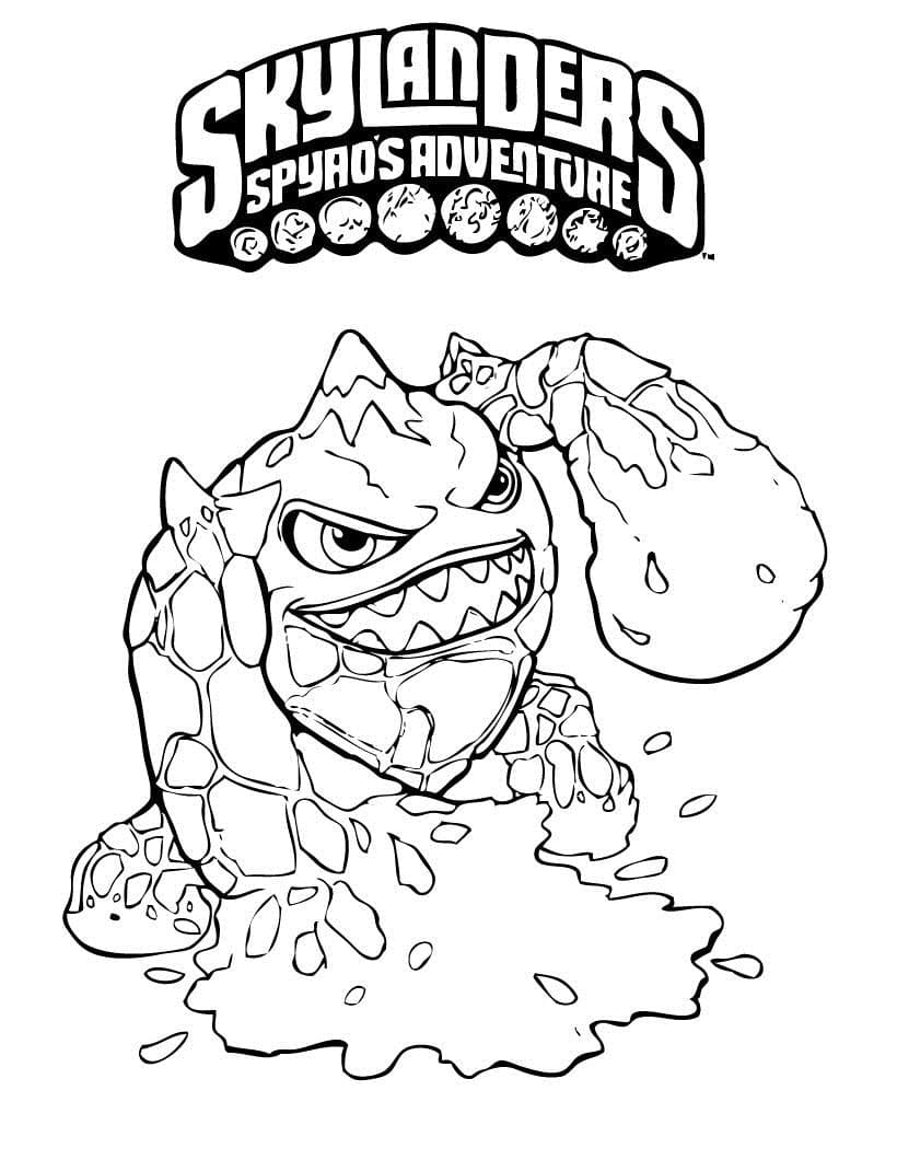 Free printable Skylanders coloring page #195286 from Video Games collection