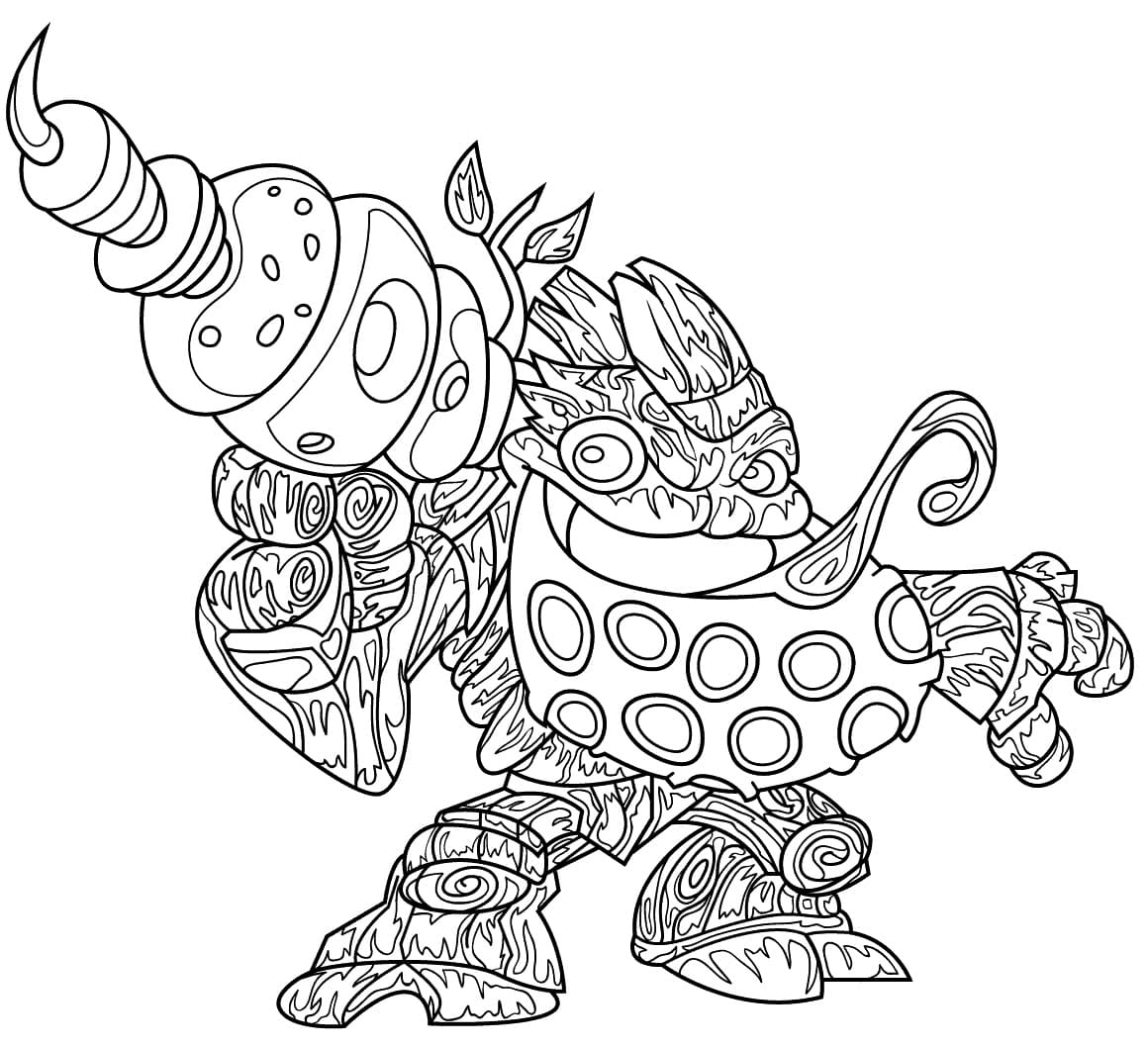 Free printable Skylanders coloring page #195291 from Video Games collection
