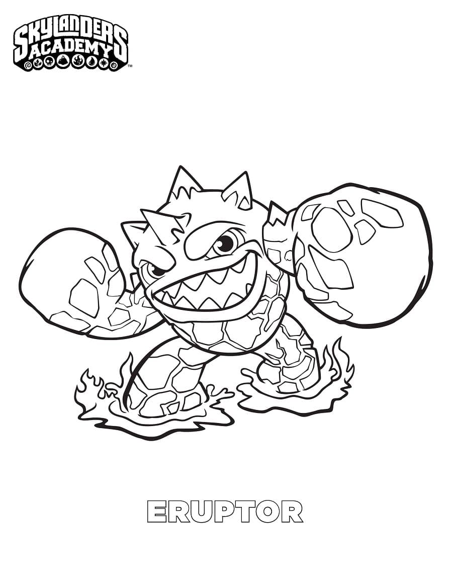 Free printable Skylanders coloring page #195295 from Video Games collection