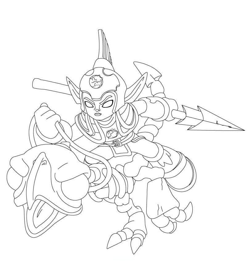 Free printable Skylanders coloring page #195298 from Video Games collection