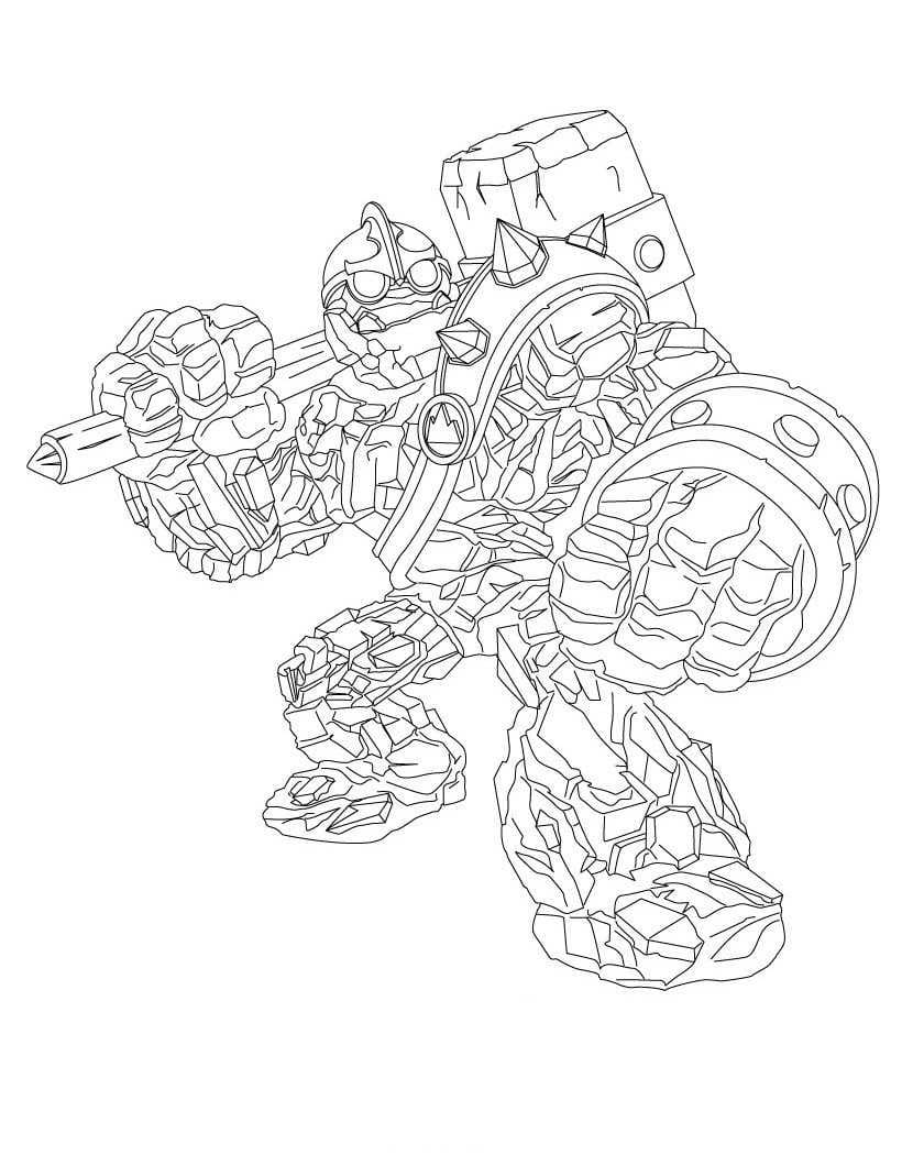 Free printable Skylanders coloring page #195299 from Video Games collection