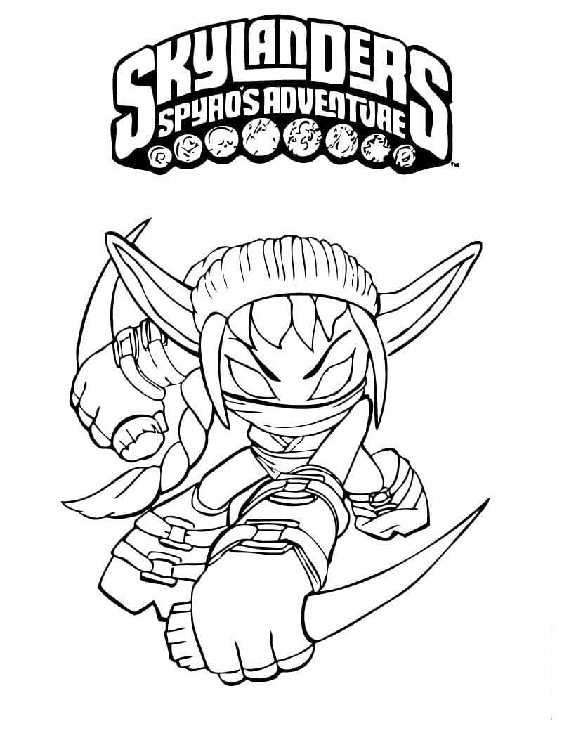 Free printable Skylanders coloring page #195307 from Video Games collection