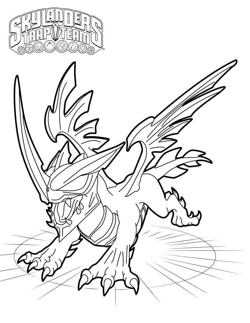 Free printable Skylanders coloring page #195314 from Video Games collection