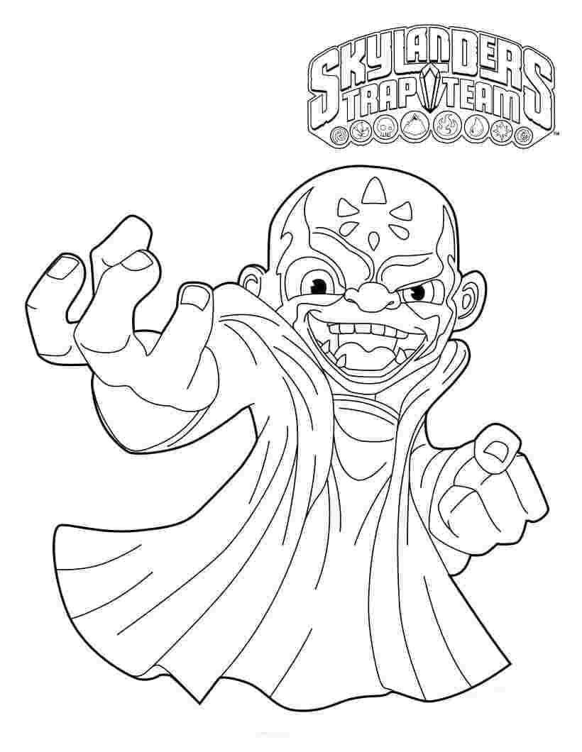 Free printable Skylanders coloring page #195317 from Video Games collection