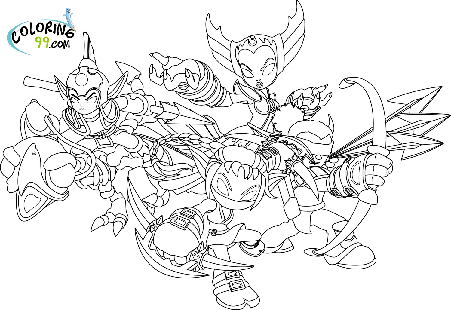 Free printable Skylanders coloring page #43392 from Video Games collection