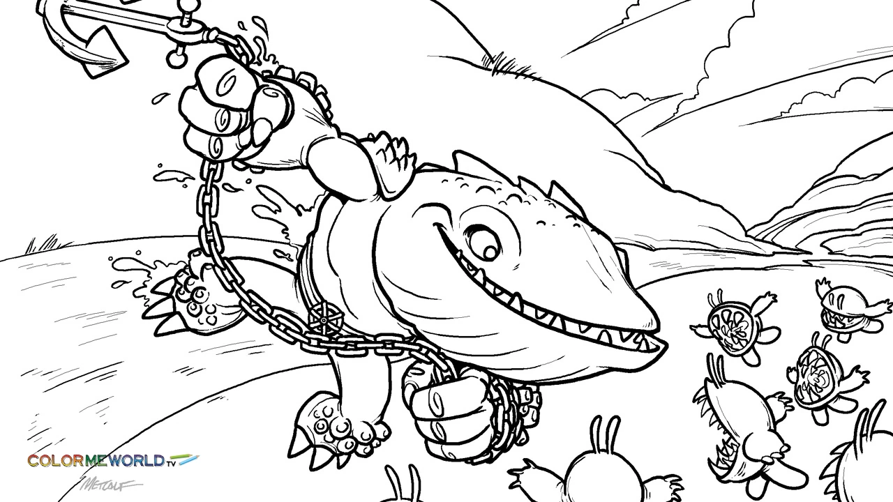 Free printable Skylanders coloring page #43404 from Video Games collection
