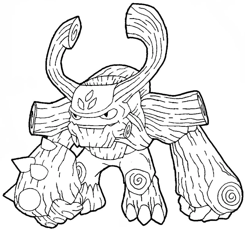 Free printable Skylanders coloring page #43410 from Video Games collection