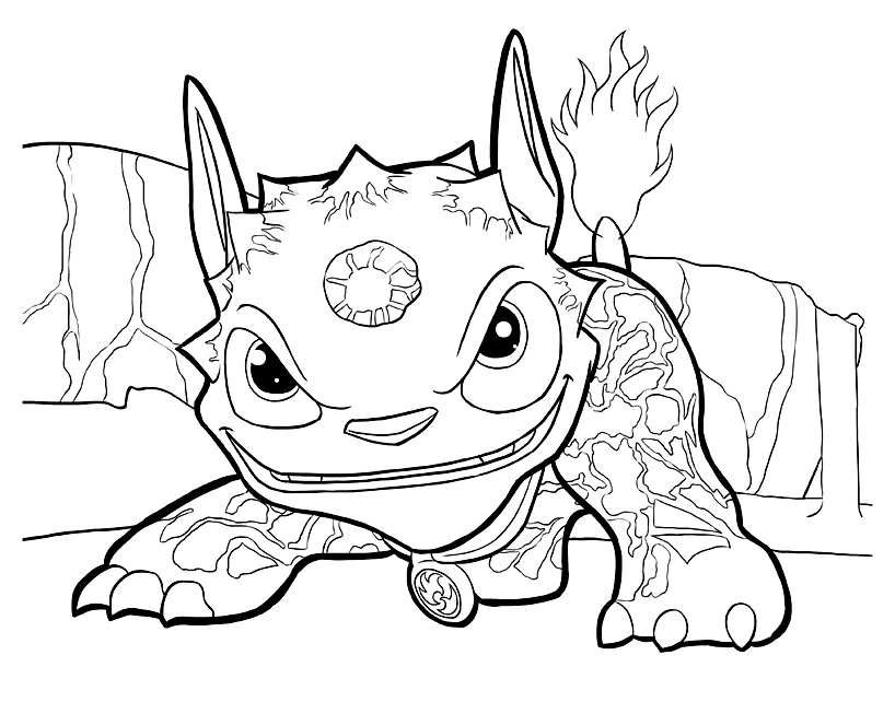 Free printable Skylanders coloring page #43412 from Video Games collection