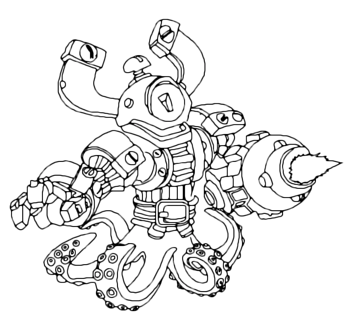Free printable Skylanders coloring page #43481 from Video Games collection