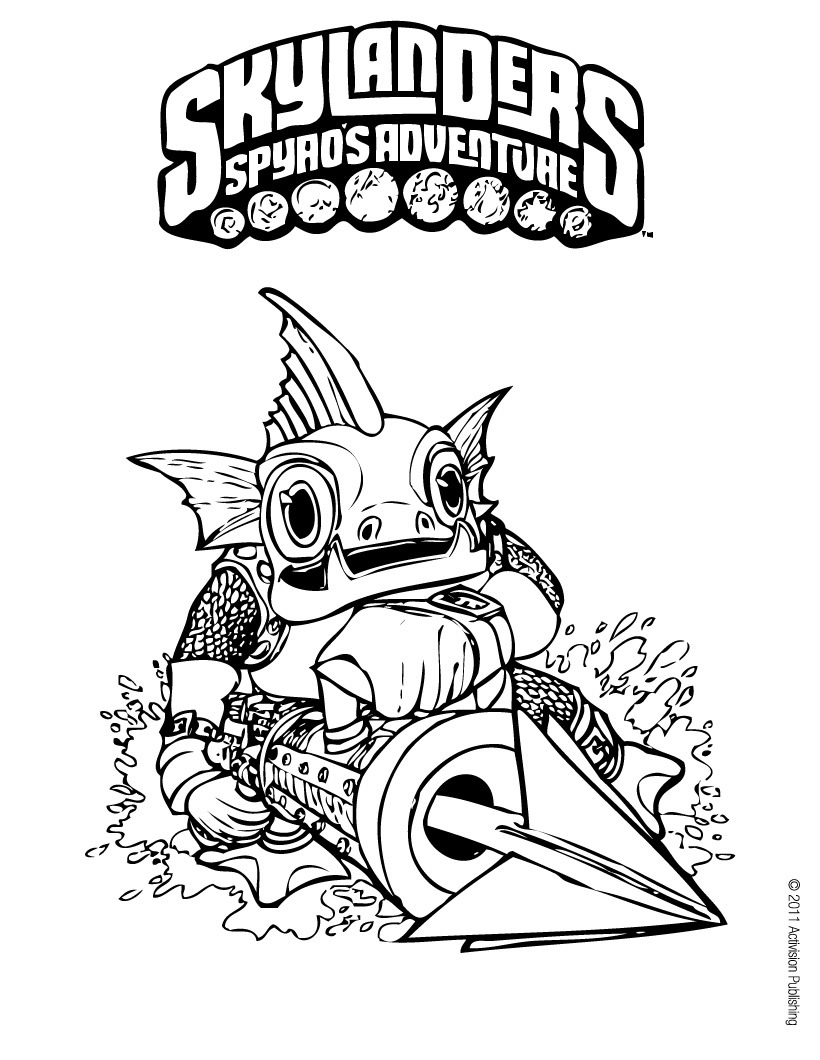 Free printable Skylanders coloring page #43506 from Video Games collection Free printable Skylanders coloring page #43506 from Video Games collection